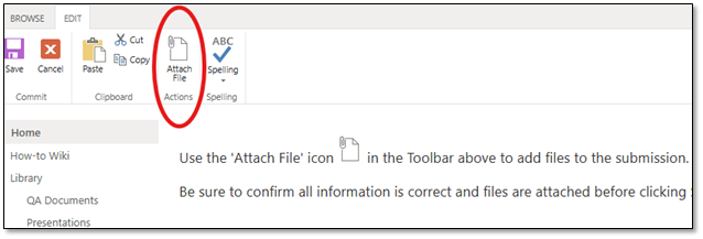 An image depicting an attach file icon: sheet of paper with a paperclip in top left hand corner with "Attach File" written beneath.