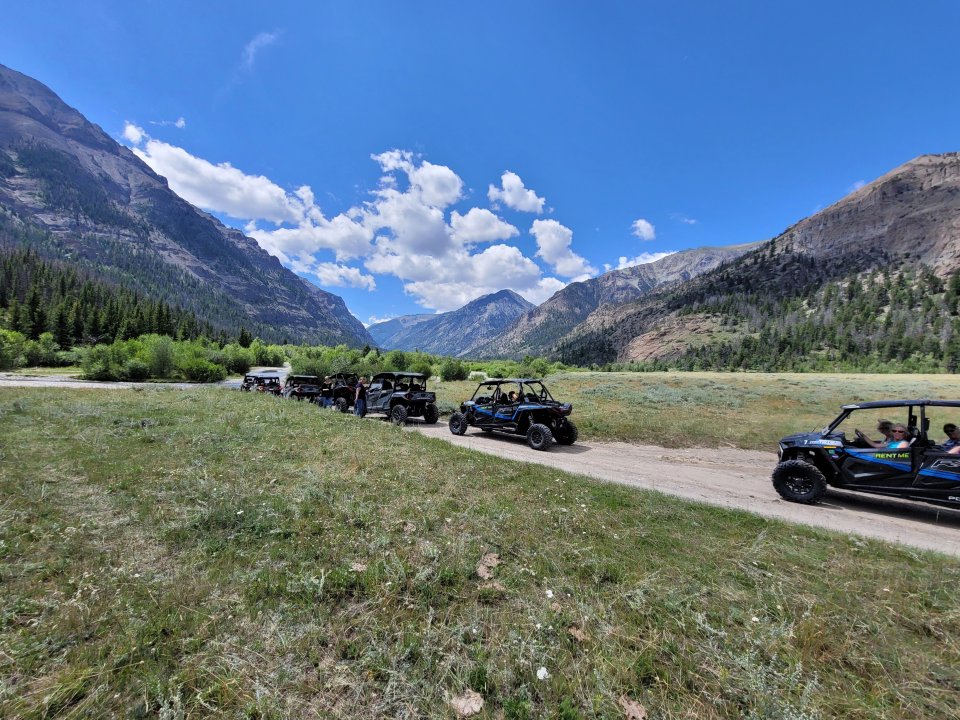 Off-road vehicles in Meeteetse, WY. Credit - Park County Travel Council.