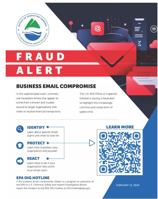 FRAUD ALERT: Business Email Compromise
