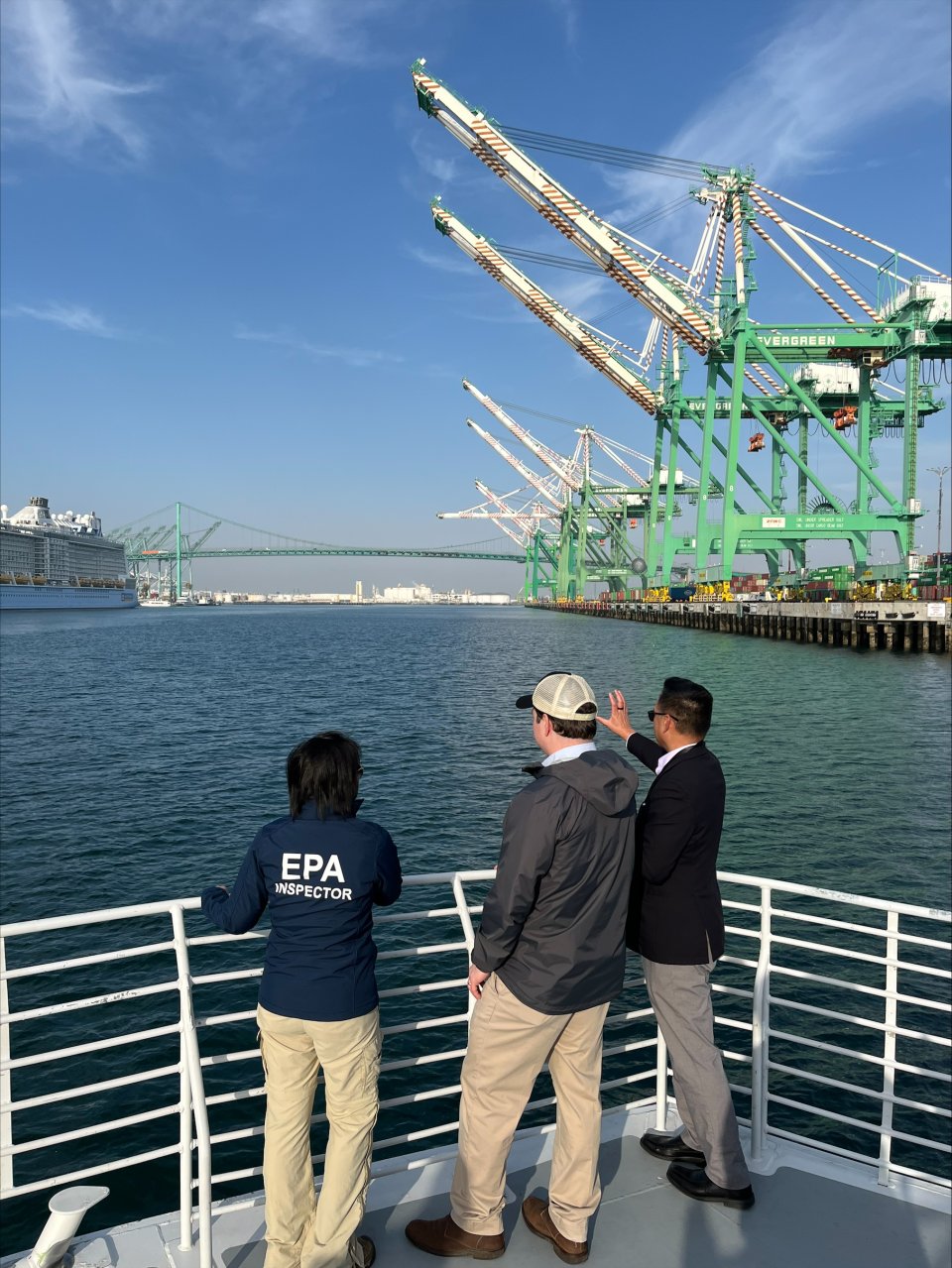 EPA visited the port of Los Angeles to accelerate environmental enforcement efforts