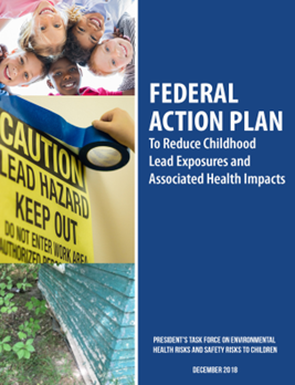 Cover of the Federal Action Plan to Reduce Childhood Lead Exposures and Associated Health Impacts
