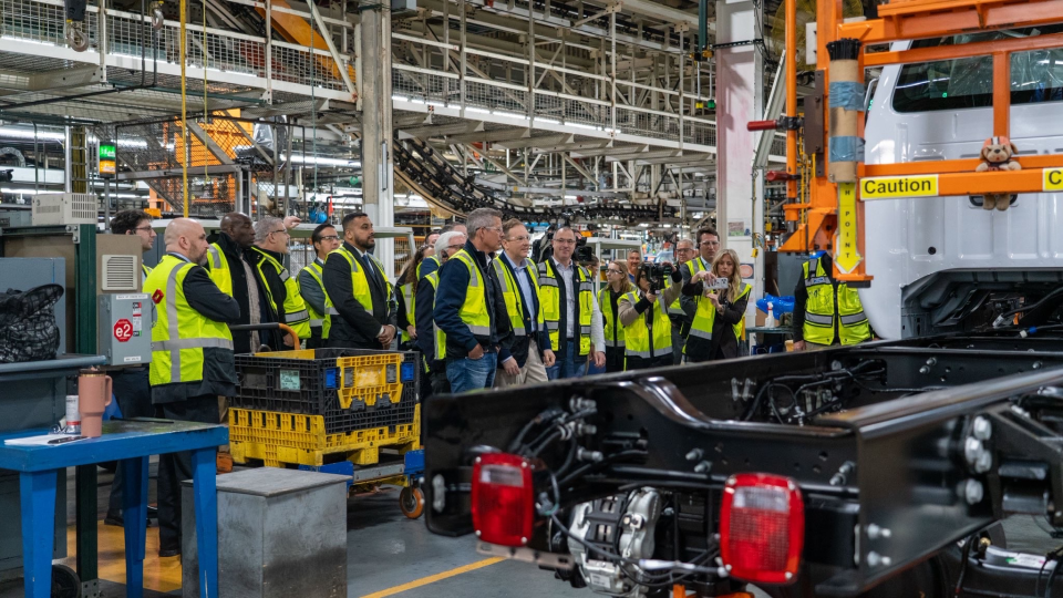 Administrator Zeldin, Secretary Duffy, and Ambassador Greer tour Ford’s assembly plant in Cleveland, Ohio