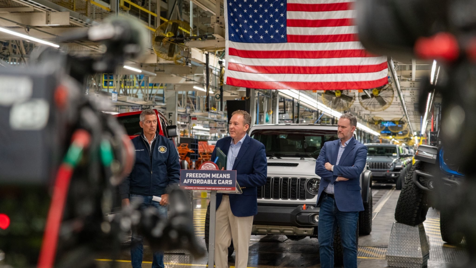 Administrator Zeldin, Secretary Duffy, and Ambassador Greer visit the Stellantis’ facility in Toledo, Ohio