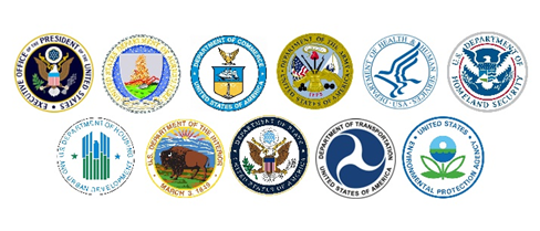 Logos of the Regional Working Group that coordinates GLRI activities and makes recommendations on how to implement the policies, strategies, projects and priorities of the Task Force.