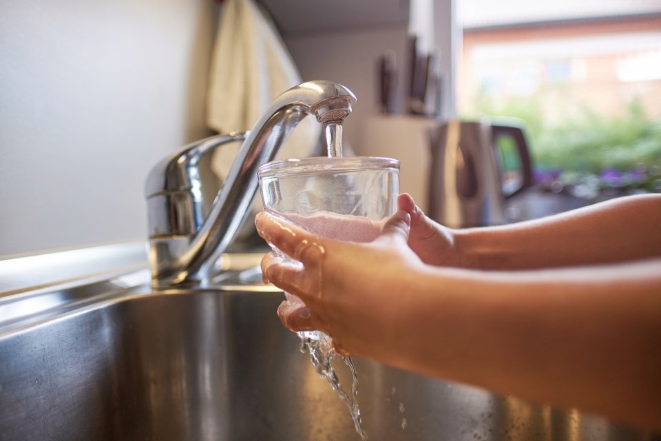 Child gets tap water
