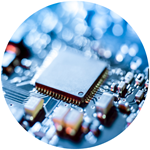 circuit board with chip