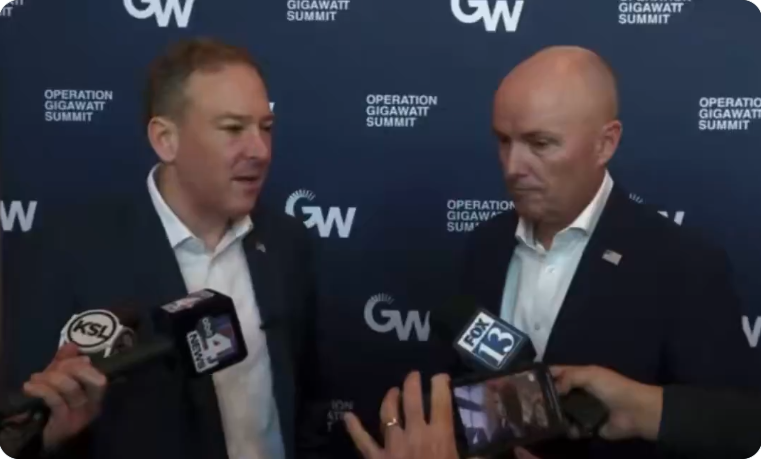 Administrator Zeldin and Utah Governor Spencer Cox speak to local press