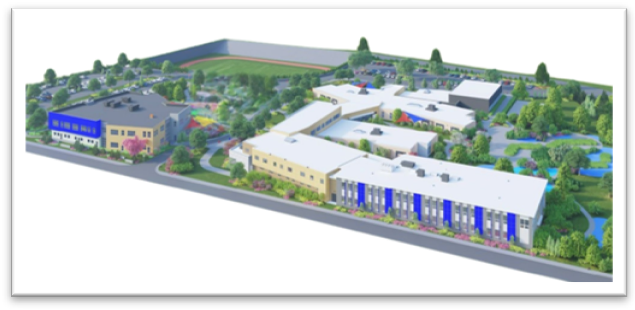 Drawing of Providence Campus Master Plan