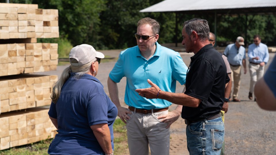 Administrator Zeldin visiting the R.S. Coleman Lumber Company in Culpeper, VA