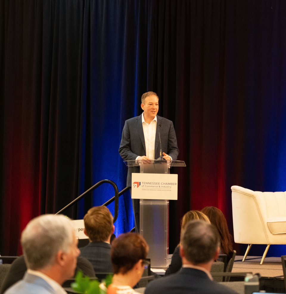 Administrator Zeldin delivers the keynote speech at the Tennessee Chamber of Commerce and Industry’s second annual Infrastructure Summit