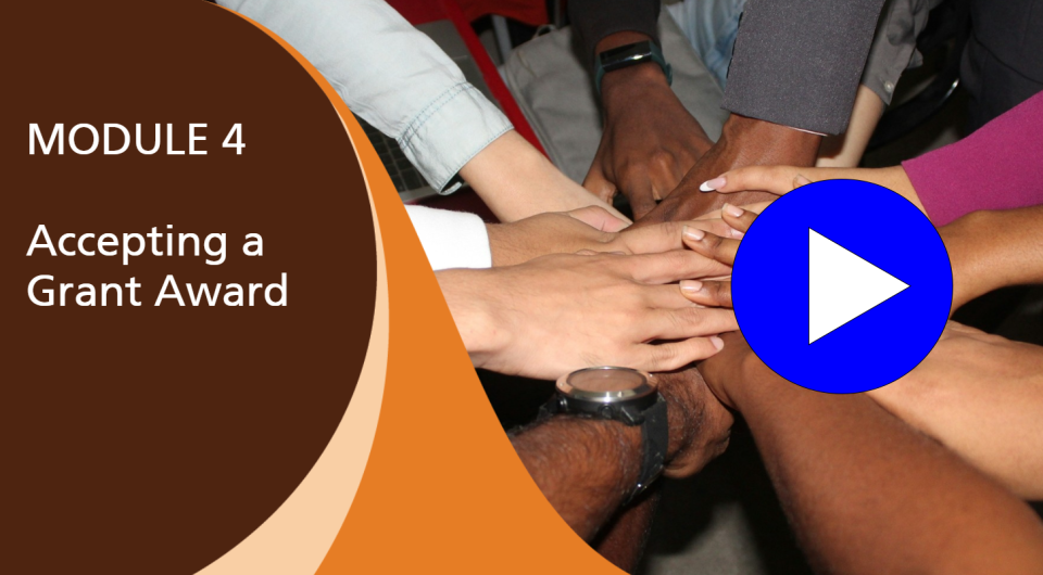 Thumbnail for Module 4 of the EPA Grants Management Training for Applicants and Recipients