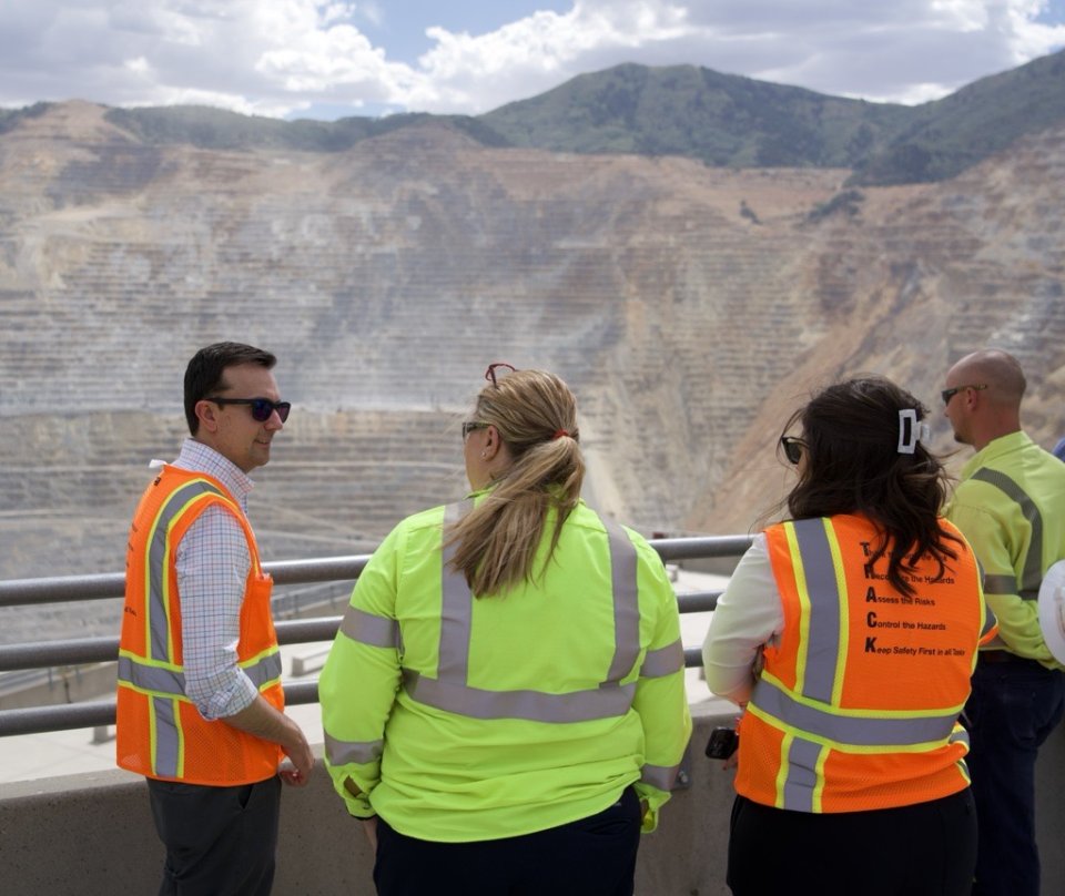 Open pit mine