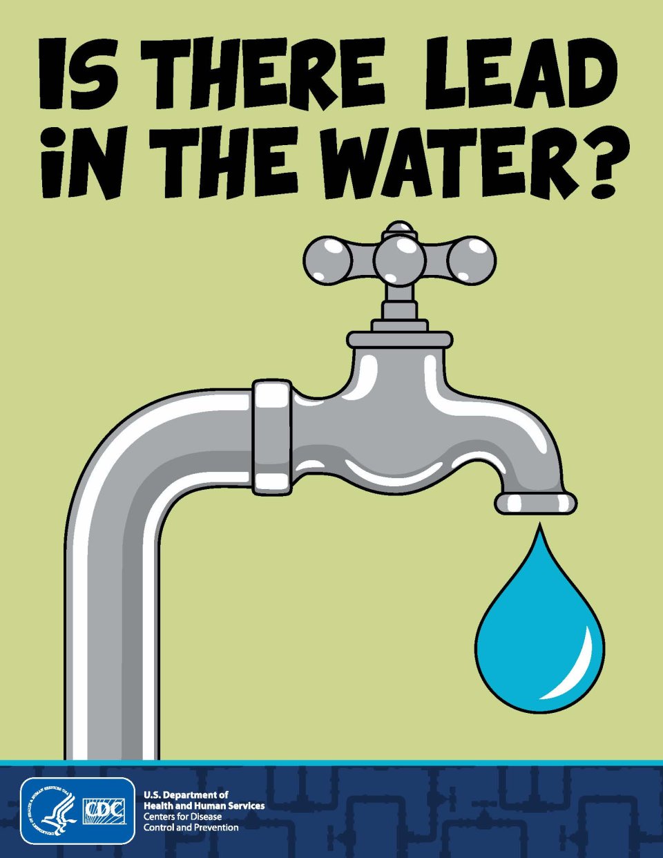 Cover of CDC Is there lead in the water? coloring book