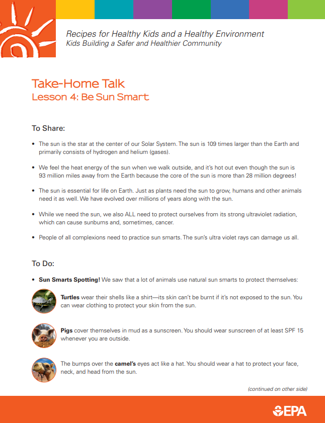 Lesson 4 Take Home Talk