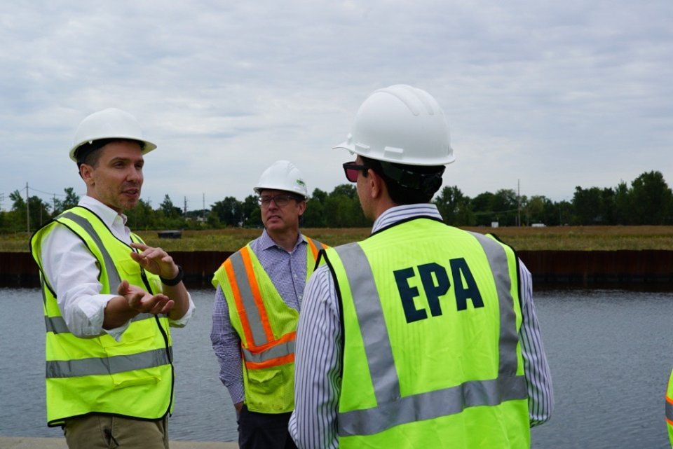 Fotouhi then toured the Grand Calumet River Area of Concern and the USS Lead Superfund Site in East Chicago.