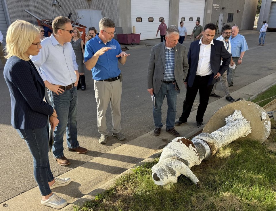 Administrator Zeldin and Representative Hinson tour Dubuque’s Water & Resource Recovery Center