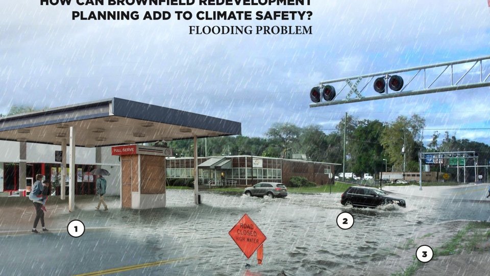 Image showing street flooding problem 