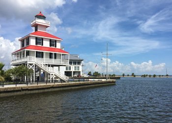 Village Blue Lake Pontchartrain is located at the New Canal Lighthouse on the south shore of Lake Pontchartrain. Photos: Lake Pontchartrain Basin Foundation