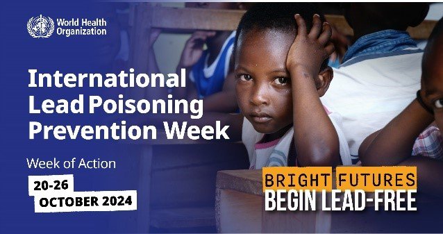 International Lead Poisoning Prevention Week Banner - October 20 to 26, 2024