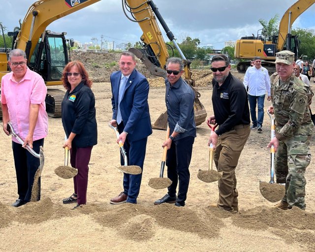 EPA Region 2 Administrator Michael Martucci at the groundbreaking ceremony of the Caño Martin Peña Ecosystem Restoration project.