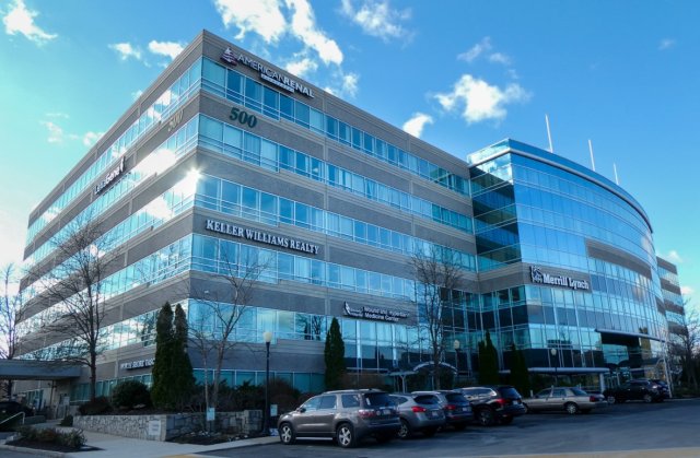 the Cummings Center business park located at the former USM Machinery facility in Beverly, Massachusetts. 