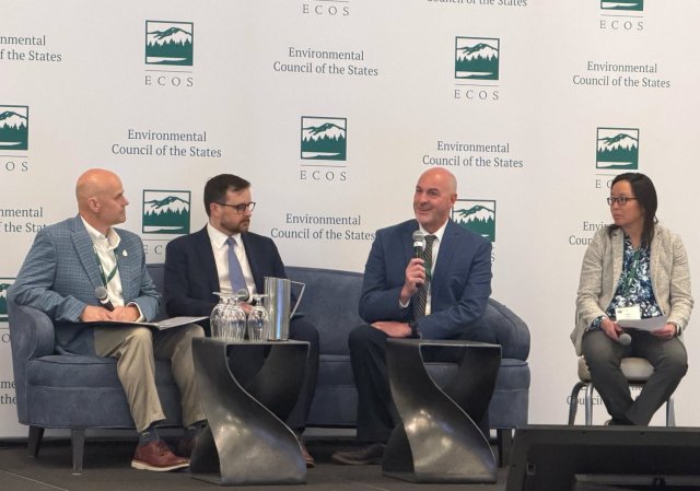 Left to right: Chris Wells (ECOS and MS DEQ), Travis Voyles (EPA), Danny Staley (ASTHO), and Karen Hyun (WI DNR)