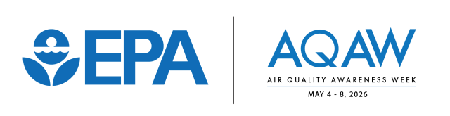 EPA Air Quality Awareness Week logo with dates.