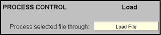 Screen capture of the AQS batch screen load process control button