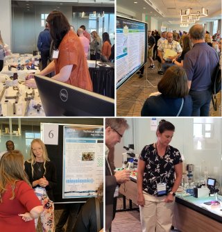 2023 drinking water workshop attendees learning about corrosion control, microbiology, and other drinking water topics.