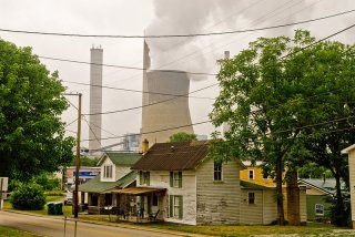 air pollution being emitted in close proximity to an EJ community