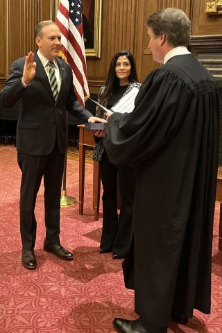 Supreme Court Justice Brett Kavanaugh swears in Lee Zeldin as EPA Administrator