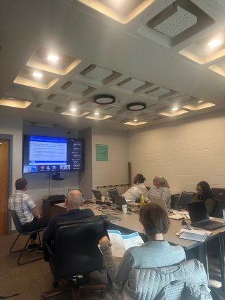 Participants at EPA's ROCS-Net watch a presentation.