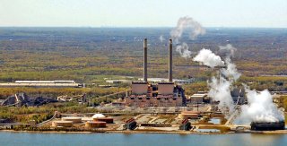 Photo of electric power plant