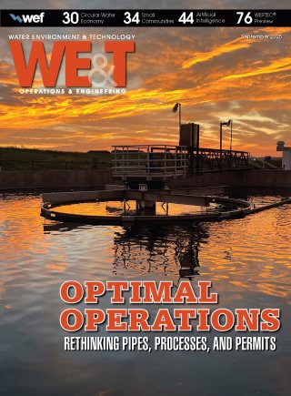 Water Environment & Technology (WE&T) magazine cover