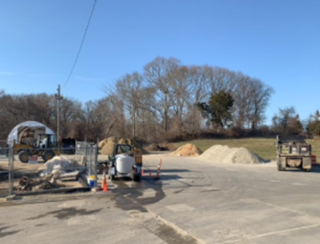 Cleanup activities at the Bliss Corner Neighborhood site. 