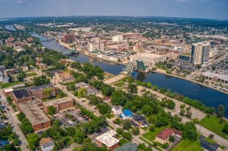Joliet aerial view