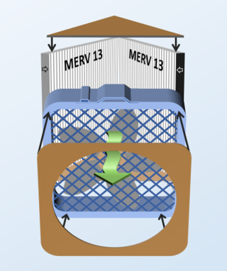 DIY air cleaner wedge design