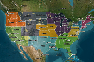 An image of the new, interactive U.S. EPA Permitting Map.