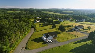 Small community aerial view
