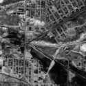 Aerial image of site from 1954