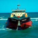 Vessel with split hull