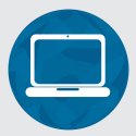 simple icon of computer monitor