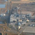 Aerial view of Smurfit site