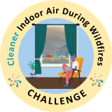 Cleaner Indoor Air During Wildfires Challenge graphic identifier
