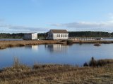 Buildings along water in Crisfield MD