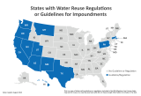 Map of Impoundments Reuse Regulations or Guidelines