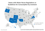 Map of Consumption by Livestock Reuse Regulations or Guidelines