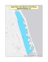 Map of Indian River-Vero Beach to Fort Pierce Aquatic Preserve no-discharge zone