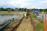 Installing Walking Path in the Silver Lake Area