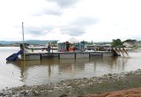 Capping Barge at the Silver Lake Area